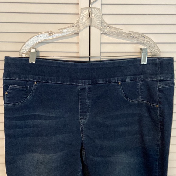 Laurie Felt Knit Cambre Straight-Leg Jeans XLP - Picture 3 of 7